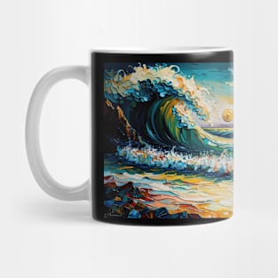 Impasto Beach Dreamscape Mug